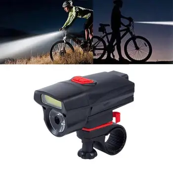 Bicicleta Front Light Farol de Bicicleta MTB Bicicleta de Noite Andando de Bicicleta LED de SABUGO de Luz da Lâmpada de Lanterna Acessórios de Moto