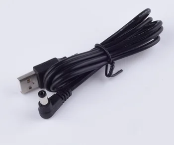 1m USB DC 5.5 mm*2.1 mm Conversor de Potência, cabo Cabo USB5.5*2.1 mm DC Jack