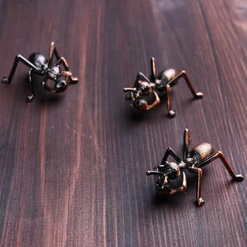 Mini Formigas Café Ornamento Budismo Gadgets de Cinzas Catcher Joss-stick Inserido Incenso Titular de Cobre Incensário a Decoração Home