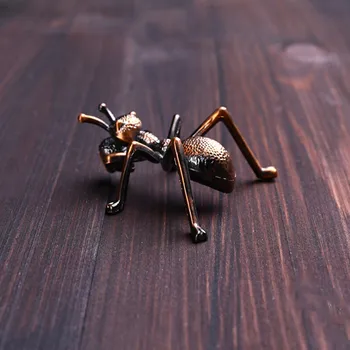 Mini Formigas Café Ornamento Budismo Gadgets de Cinzas Catcher Joss-stick Inserido Incenso Titular de Cobre Incensário a Decoração Home