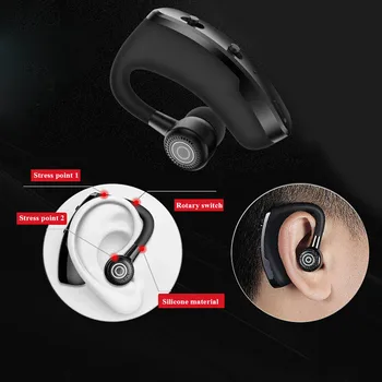 V9 fones de ouvido fones de ouvido Bluetooth mãos-livres auricular sem fios de Negócios fone de ouvido Unidade Chamada de Esportes fones de ouvido para o iphone Samsung