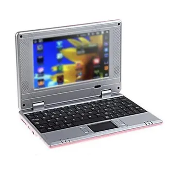 Portátil de 7 polegadas, processador Quad-core de Laptop Netbook Android Computador Portátil Notebook Laptop sem Fio Aluno Portátil