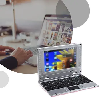 Portátil de 7 polegadas, processador Quad-core de Laptop Netbook Android Computador Portátil Notebook Laptop sem Fio Aluno Portátil