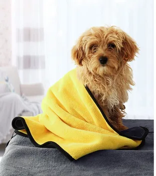 Secagem rápida Toalha para Cães de Limpeza Absorvente Gatos Moda Toalha de Banho Nano Fibra Limpa e Seca, Toalha, Pano de Limpeza para animais de Estimação