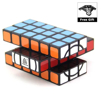 WitEden Desigual de Camuflagem Super 3x3x6 Cubo Mágico Profissional de Velocidade de Quebra-cabeça 336 Cubo de Brinquedos Educativos para Crianças cubo mágico