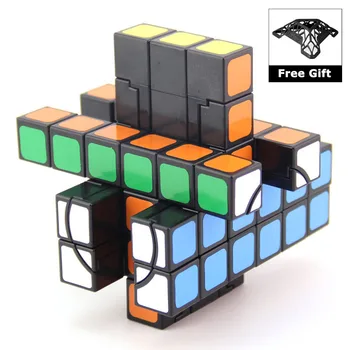 WitEden Desigual de Camuflagem Super 3x3x6 Cubo Mágico Profissional de Velocidade de Quebra-cabeça 336 Cubo de Brinquedos Educativos para Crianças cubo mágico