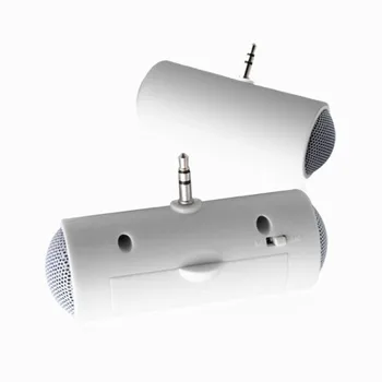O último alto-falantes estéreo leitor de MP3 amplificador de alto-falantes para smartphones com 3,5 mm e conectores para iPhone, iPod MP3