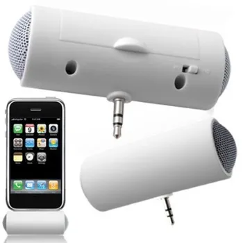 O último alto-falantes estéreo leitor de MP3 amplificador de alto-falantes para smartphones com 3,5 mm e conectores para iPhone, iPod MP3