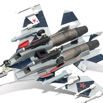 Aeronave Modelo de Avião 1/100 Força Aérea russa caça Su 35 Avião Liga de Modelo Fundido Brinquedos Educativos para Crianças, Adultos