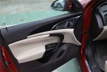 1lot adesivos de carros ABS de fibra de carbono Preto de grãos dentro de decoração tampa para 2009-2016 OPEL INSIGNIA G09 acessórios do carro