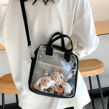 2020 Ita Sacos de Mochila de Mulheres Transparente Bonito Arco Mini mochila Para a Escola-de-Rosa laser Mochilas Para os Adolescentes mochila