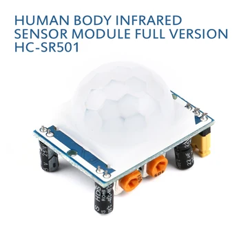 HC-SR501 Monitor de Sensor Inteligente Humanos Sensor de Infravermelhos do Módulo de Eletrônica Inteligente de Alta Sensibilidade Humana Sensor Infravermelho Módulo