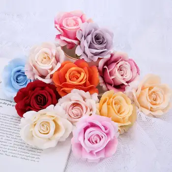 Simulação de rosas flanela presente diy artesanal de Casamento de casamento decoração da Casa da arte da Flor de caixa de Presente de enchimento