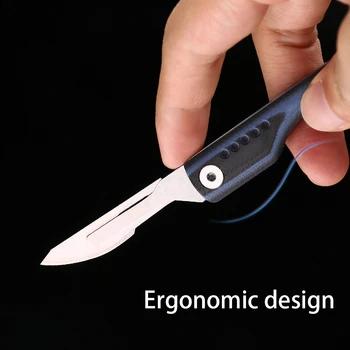 G10 faca dobrável mini sobrevivência ao ar livre acampamento de auto-defesa faca multi-função ferramenta faca EDC express faca
