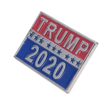 Chique faixa de Donald Trump, presidente 2020 broche; República de moda emblema amigo dom speldje escobato