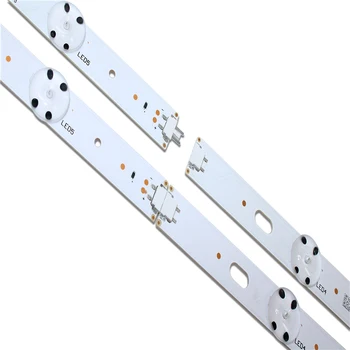 Novo Kit 6 peças de retroiluminação LED strip para LG 43UJ6300 43UK6300PUE LC43490087A LC43490088A LC43490077A LC43490078A SSC_43UJ63_A