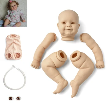 Bebe Reborn Boneca Kit de 24 Polegadas Reborn Baby Kit de Maddie Vinil sem pintura Inacabada Boneca Peças DIY em Branco Boneca Kit