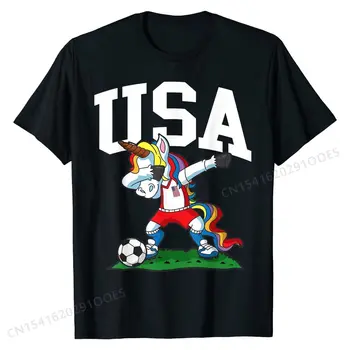 EUA de Futebol Unicórnio Crianças Homens Mulheres Jogador da Equipe Mom Pai T-Shirt de Algodão Homens T-Shirt Camisa Topos & Tees Prevalente Personalizado