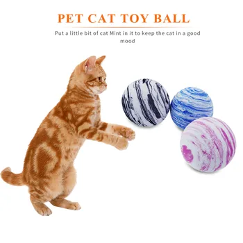 EVA Interativo Pet Jogando Mastigar Brinquedos Conjunto Interativo de Estimação Jogar ao Gato Galaxy Faixa Gatinho Formação Bola Engraçado Molar