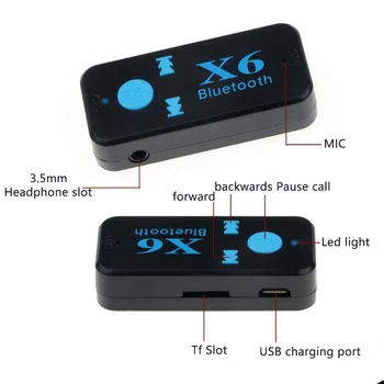 NOVO 2 in1 sem Fio Bluetooth 5.0 Receptor Transmissor USB Adaptador de 3,5 mm Jack para TV, PC Fone de ouvido Car Kit Adaptador sem Fio