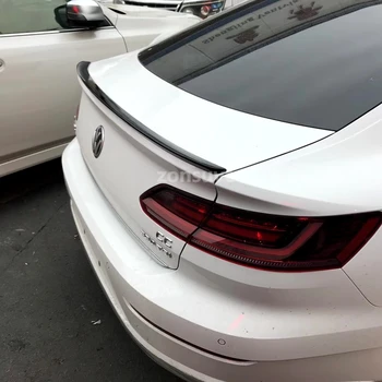 Use a Volkswagen Arteon CC 2019 2020 Ano Spoiler Esporte Plástico ABS com Fibra de Carbono Olhar Traseira do Tronco Asa Carro do Corpo de Kit de Acessórios