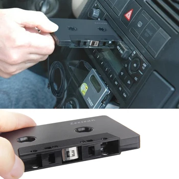 Cassete para Aux Adaptador com Áudio Estéreo, Carro Premium de Áudio Cassete Adaptador de 3,5 mm para Fone de ouvido