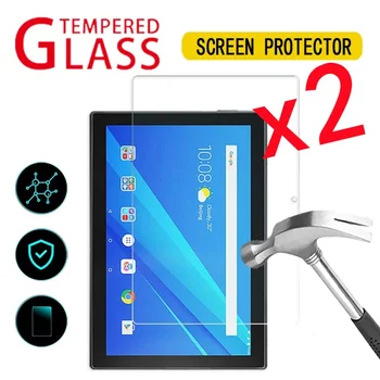 2Pcs Tablet de Vidro Temperado de Protetor de Tela para Cobrir a Lenovo Guia M10 TB-X605F/TB-X505 de 10,1 Polegadas Anti-risco Película Protetora