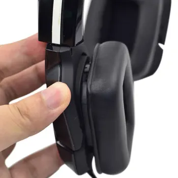 1pair Modificar Reparação de Protecção Soft Fácil de Instalar Fone de ouvido Estéreo Esponja Almofadas do Coxim Sólido Para Mad Catz TRITTON Kunai