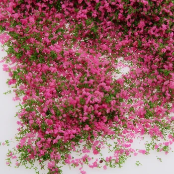 Pacote com 20g Esponja Rosa Vermelho Verde Folhagem Para o Modelo de Árvores, Arbustos Hedge DIY Cênica Folha