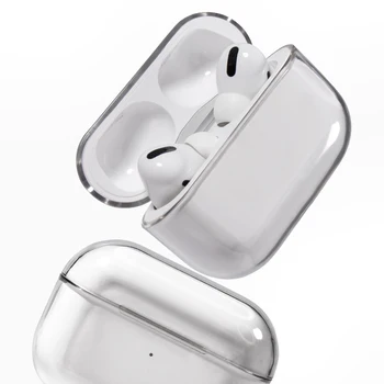 Cristal Leuke Oortelefoon PC Hard Case Para Apple Airpods Caso Transparante Beschermhoes Accessoires Opladen Doos Para Airpods