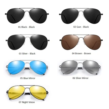 Homens Óculos de sol Polarizados Homens Mulheres Condução Piloto Vintage Óculos de Sol de Marca Designer Macho Preto Óculos de sol Para Homem, Mulher UV400