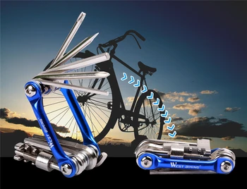 OESTE BIKE Bicicleta Multi-Ferramenta Portátil Kit de Chave de Chaves Multifuncional de Reparação de Mtb Bicicleta de Ciclismo de Ferramentas de Manutenção de Conjuntos de