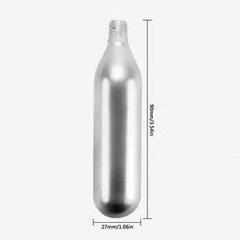 O dióxido de carbono 16g thread pequeno cilindro de bicicleta portátil de precisão em aço forjado a garrafa inflável AP-016G