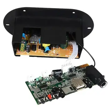 Bluetooth-Amplificador de Áudio compatível Conselho Subwoofer Amplificador de Carro Home Theater, Sistema de Som USB Dac FM Rádio Para o alto-Falante de 8 Polegadas