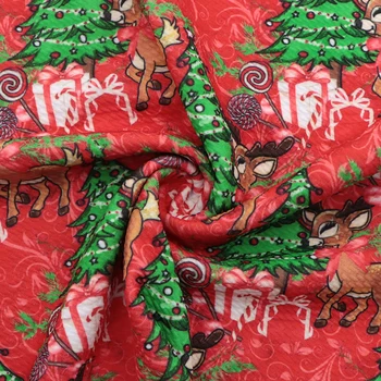 Natal Bala Jacquard de Sarja Bolha Tecido de Malha de Costura, Quilting, Tecidos de Qualidade para o Bordado Liverpool Tecido,c13679