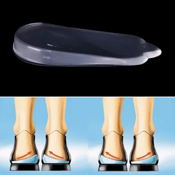 Palmilhas de silicone órteses X/O-tipo de pernas corretor de gel almofada de calcanhar ortopédicos, palmilhas de sapatos almofada de calcanhar patches para cuidados com os pés