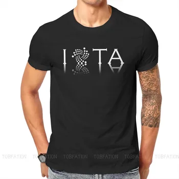 Iota Comércio da Moeda Cryptocurrency de Criptografia Mineiro T-Shirt Clássico da Moda Oversized Crewneck Camiseta Top vender Harajuku Homens Streetwear