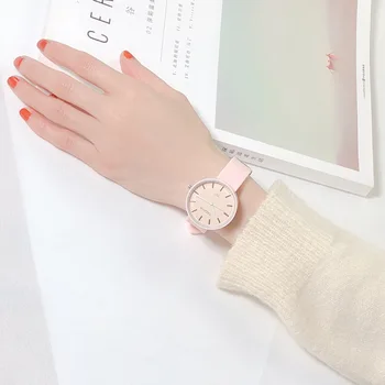 2020 Nova Moda das Mulheres Relógios Ins Tendência Candy Color Relógio de Pulso coreano Silicone Geléia Relógio Relógio de Presentes para Mulheres