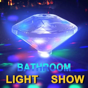 Flutuante de Luz Subaquática RGB Submersível Disco do DIODO emissor de Festa de Luz Brilho Impermeável Piscina Padrão Colorido Banheira Lâmpadas
