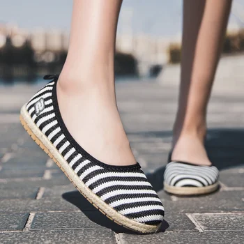 Mulheres Sapatas Das Mulheres Flats Sapatos 2021 Respirar Cor Suave Deslizar Sobre A Sapatilha De Ballet Flats Confortáveis Senhoras De Sapatos De Malha Zapatos Mujer