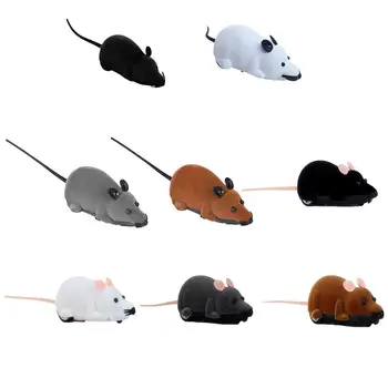 Novo Estilo sem Fio RC Ratos Gato Brinquedos de Controle Remoto Falso Mouse Novidade Gato Engraçado Jogar Mouse Brinquedos Para Gatos
