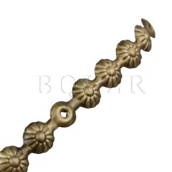 BQLZR Bronze 100x1.1cm Decorativos Nailhead Tira Nailhead Guarnição para o Hardware da Mobília