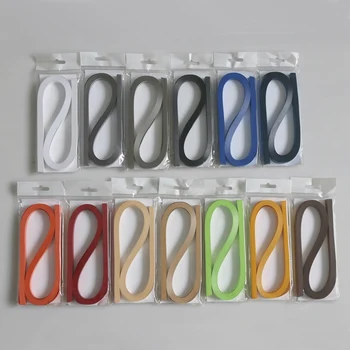 Frete grátis(60 tiras/pacote) 3&5&10 mm 15 Cores Metalizado Folhos de Papel DIY Decoração de Alívio de Pressão de Presente