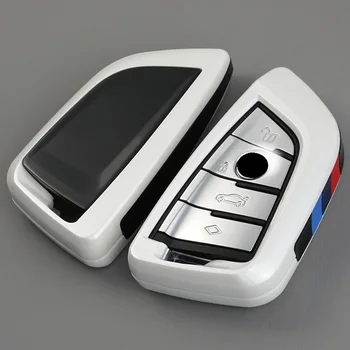 ABS chave shell Key Fob Titular da Tampa do Caso Para a BMW F15 F16 F48 G30 F85 G11 X1 X5 X6 M 2018 X1 X3 X4 X5 X6 50i 35i