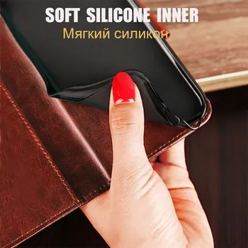 Luxo Telefone de Couro Case para Samsung Galaxy XCover X 3 4 4S E5 E7 M10 M11 M20 M30 M30S M31 M40 M40S M60S M80S Case Flip Cover