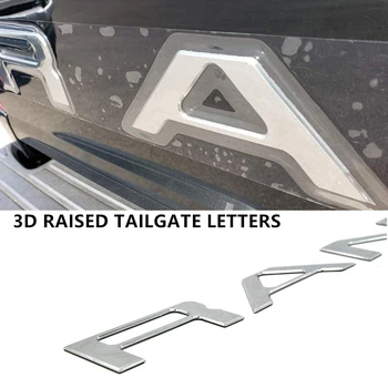 Porta traseira Inserir Letras para Ford Ranger 2019 2020, Levantadas 3D & Adesivos de Letras, Bagageira Emblemas