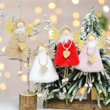 2020 Anjo Do Natal Boneca Enfeite De Natal Feliz Natal Decorações Para A Casa Natal De Navidad Noel Presentes De Ano Novo 2021