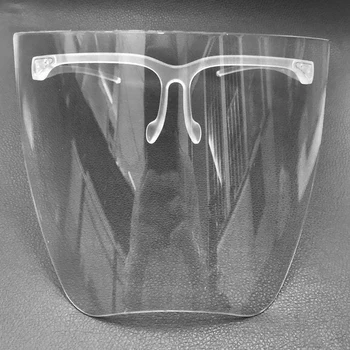 1Pc Moda Oversized Lente de Óculos de Protecção Transparente Máscara de Rosto Escudo Anti-Óleo Inicial de Cozinha, Ferramentas Especiais