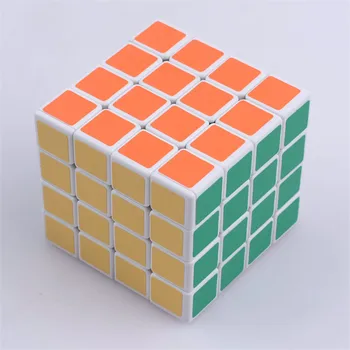 Shengshou 62mm 4x4x4 Cubo Mágico Fosco Quebra-cabeça Velocidade Profissional Cubo Mágico Brinquedos Educativos Para Crianças de Cubo Com Stand Gratuito