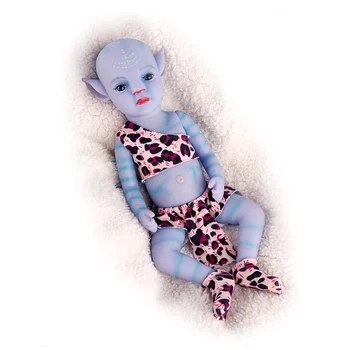 12 Polegadas Avatar Noite de Luz Cheia Vinil Macio Renascer Bebê Realista Boneca Recém-Renascido Menina Brinquedos de Presente LOL Para a Menina Crianças